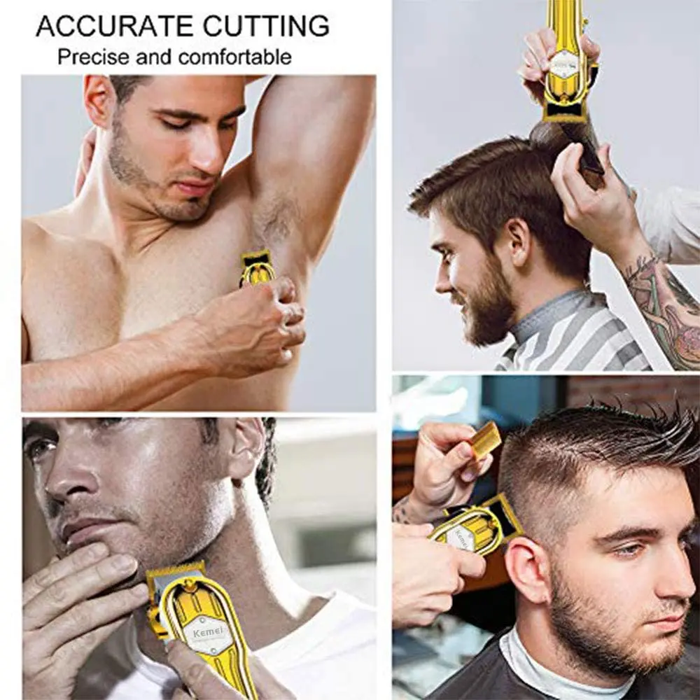 Kemei Professional All Metal Hair Clipper Men Electric Hair Trimmer Fade Hair Cutter Haircut Machine Barber shop KM-1976 KM-1977 - Image 6
