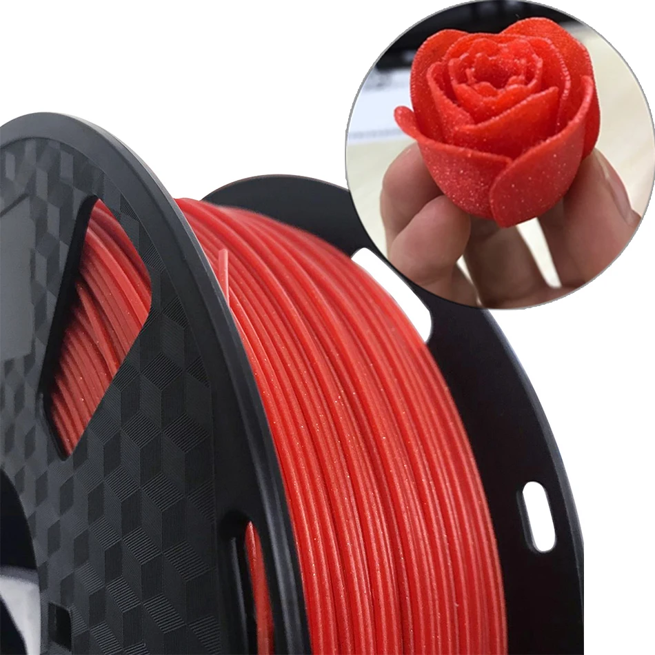 PLA Crystal 3D DIY Printer Filament Sparkle 1.75mm 500G Shining 3D Printing Material Glittering PLA Glistening Plastic Filaments