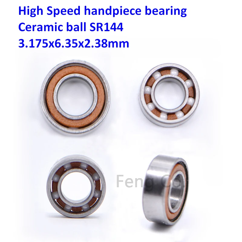 

5pcs Dental Bearings for High Speed Handpiece SR144 3.175x6.35x2.38mm NSK Ceramic Ball Dentist Lab Tools