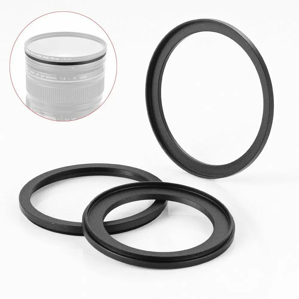 43mm-58mm Step Up/Down Lens Filter Ring 43mm to 46 49 52 55 58 mm for  DSLR Camera