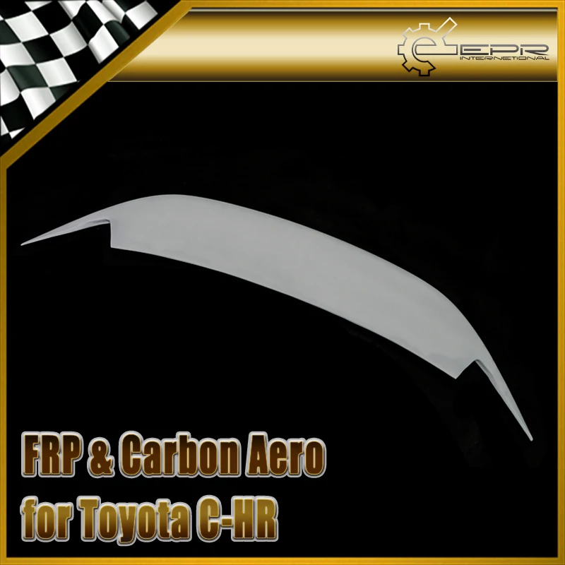 

Car Styling For Toyota C-HR FRP Fiber Glass Rear Gate Spoiler Fiberglass ARS Style Trunk Wing Body Kit Racing Accessories Trim