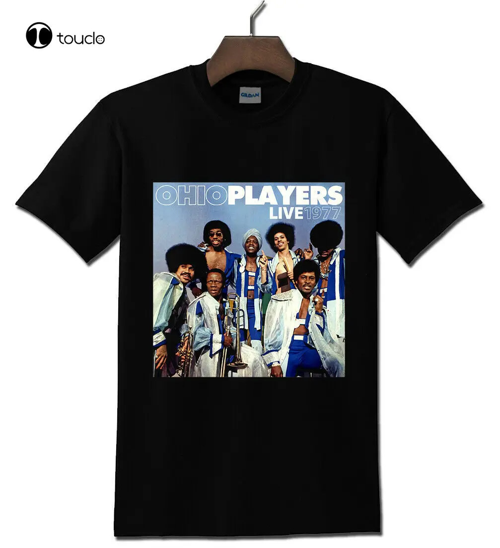 Ohio Players 1977 Black T-Shirt Tee Shirt Custom Aldult Teen Unisex Digital Printing Fashion Funny New Xs-5Xl