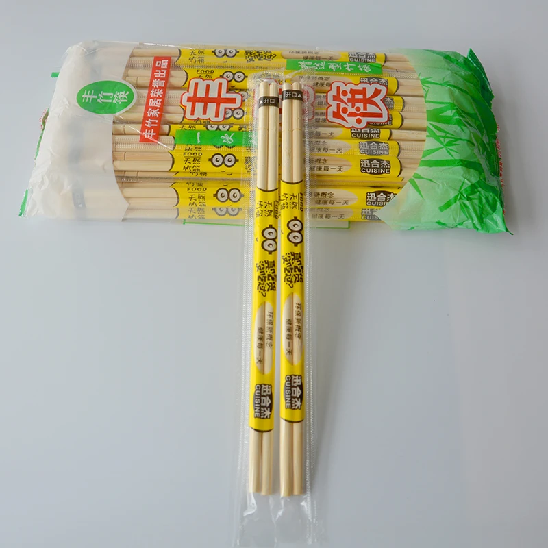 45 Pairs/90Pcs Chinese Disposable Bamboo Chopsticks In Bulk 19.8CM Restaurant Independent Packaging Sticks Kitchen Accessories