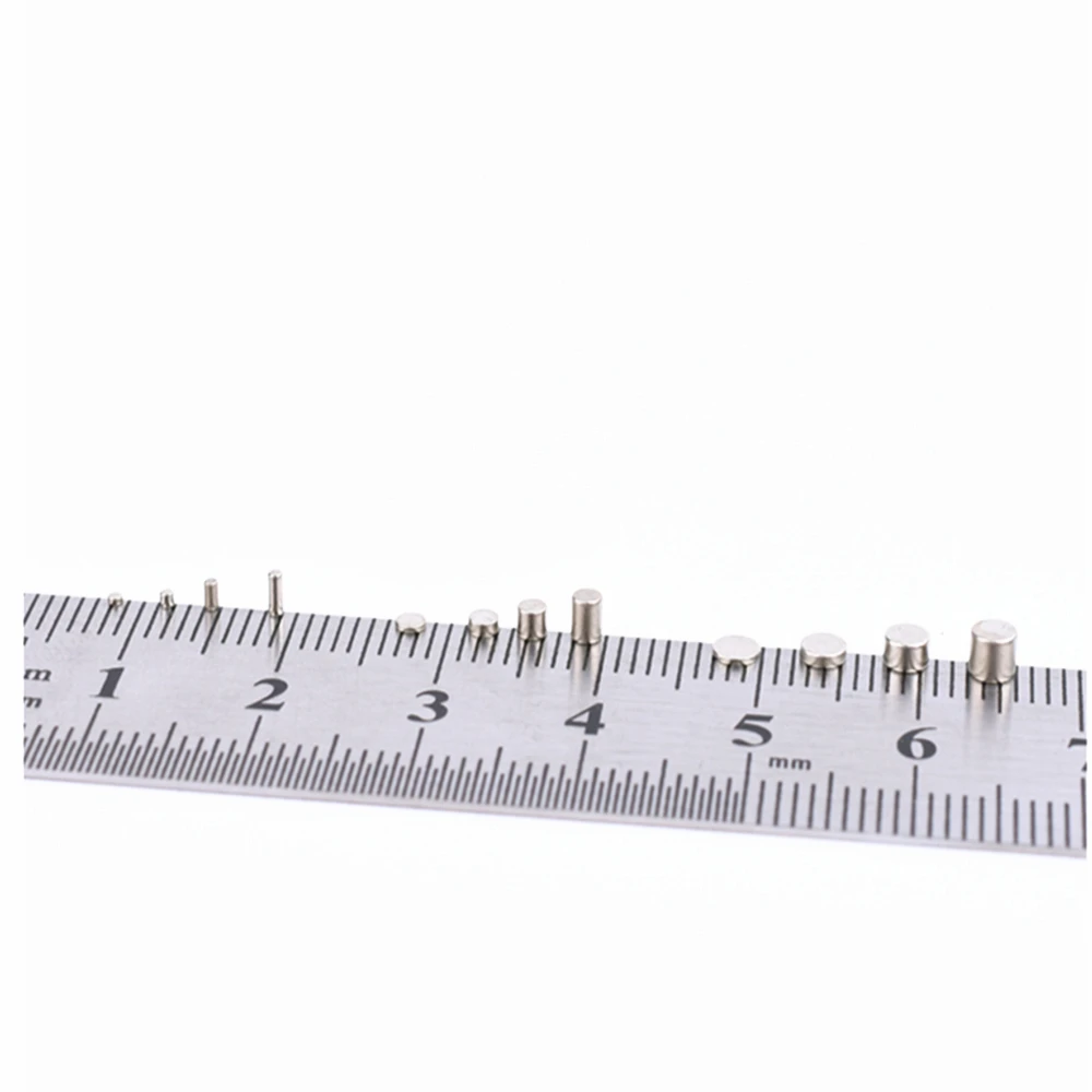 100PCS N50 Neodymium แม่เหล็กขนาดเล็ก Rare Earth รอบที่แข็งแกร่งแม่เหล็กแผ่น1.5X2MM 2X2MM 2X3MM 3X1MM 3X2MM 3X3MM
