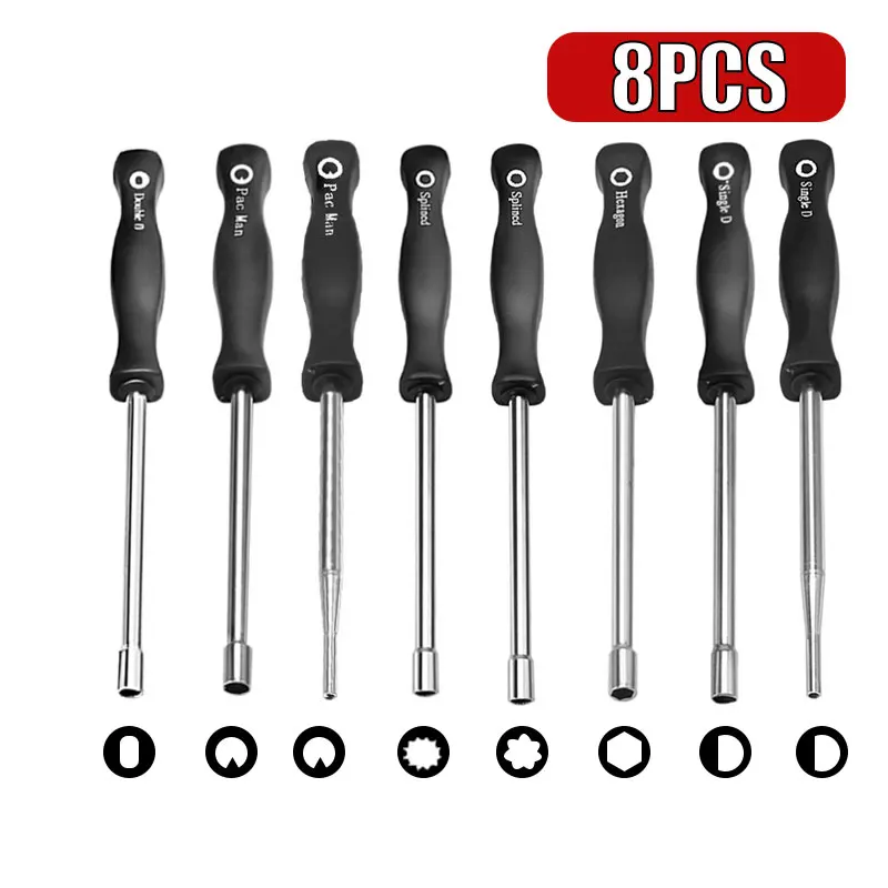 Alconstar 3/5/8pcs Screwdriver Carburetor carb Adjustment hand ToolDriver Chainsaw Speed Repair Tool for most 2cycle carburetor
