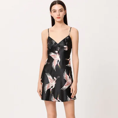 Lounge Set Women Silk Satin Robes Night Dress Pajamas 2 Piece Sets Summer Spring Night Gown Sleepwear Nightwear Homewear - Image 6