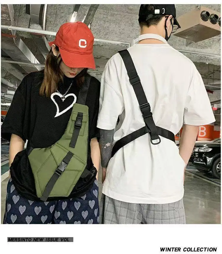 2022 versatile street new hip hop chest bag Chest Rig Military tactical Functional package half vest