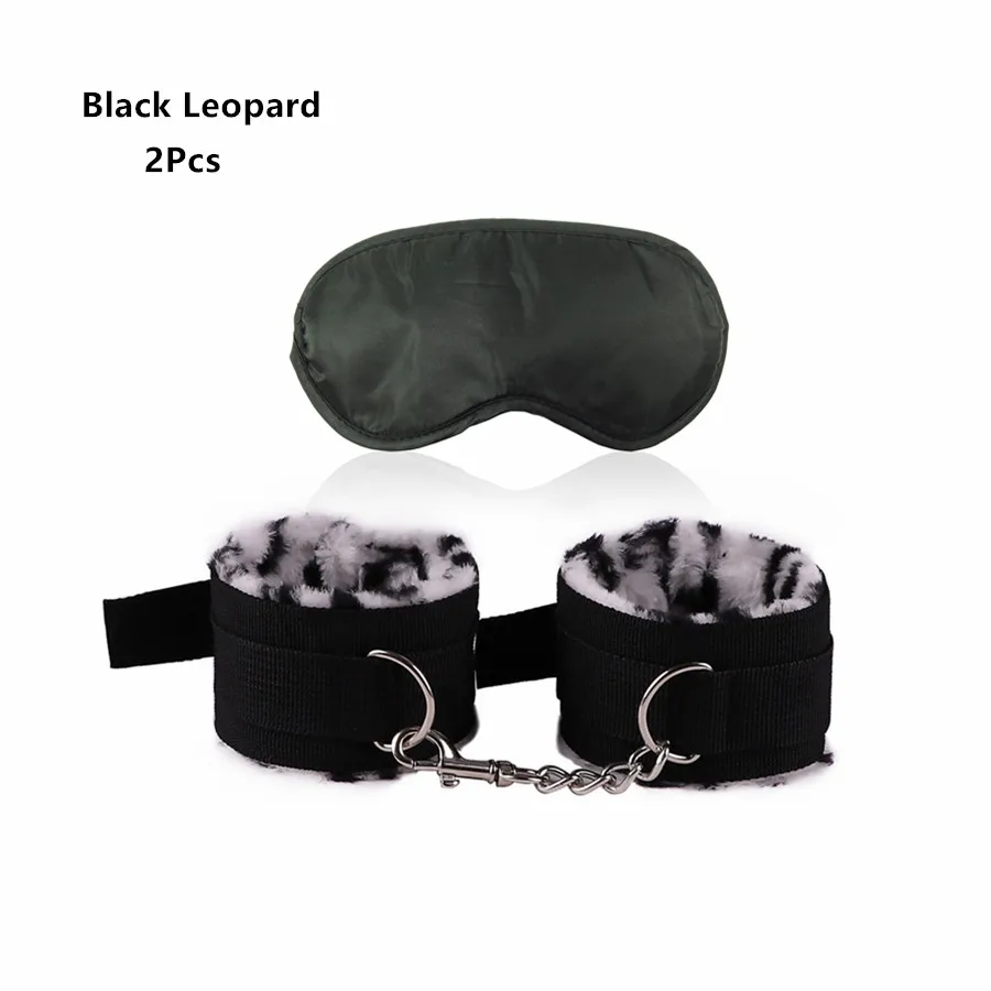 ปรับBondage HandcuffsกับBlindfoldสำหรับเพศผู้ชายผู้หญิงคู่Bdsm Slaveบทบาทเล่นRestraintsเร้าอารมณ์อุปกรณ์เสริม