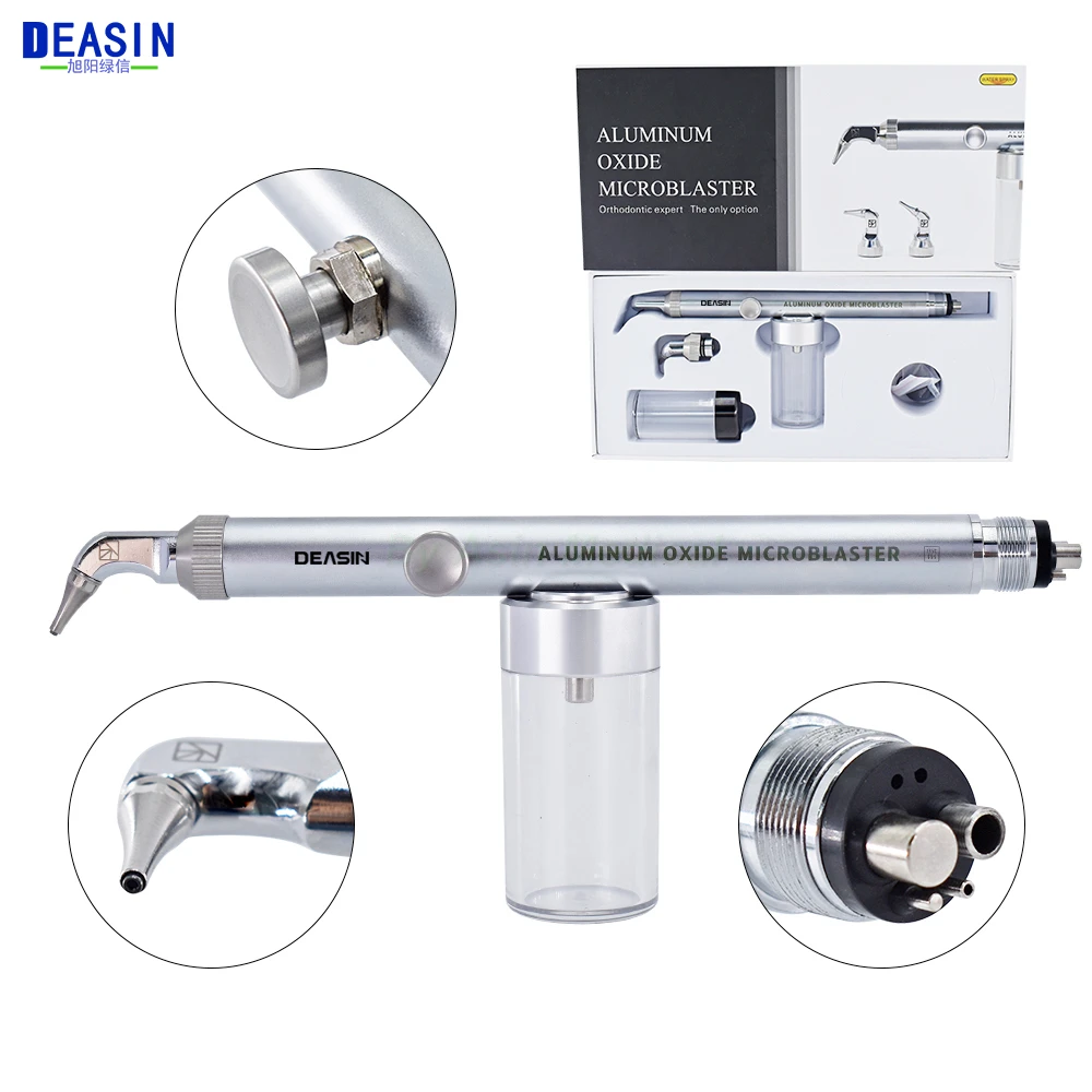 

DEASIN 2in1 Dental Aluminum Oxide Micro blaster/ Air Abrasion Polisher Microetcher Sandblasting With Water Spray dentistry tools