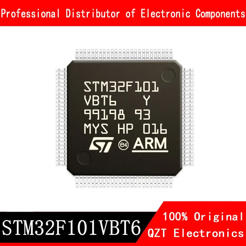 

5 шт./лот новый оригинальный STM32F101VBT6 STM32F101 LQPF-100 микроконтроллер MCU