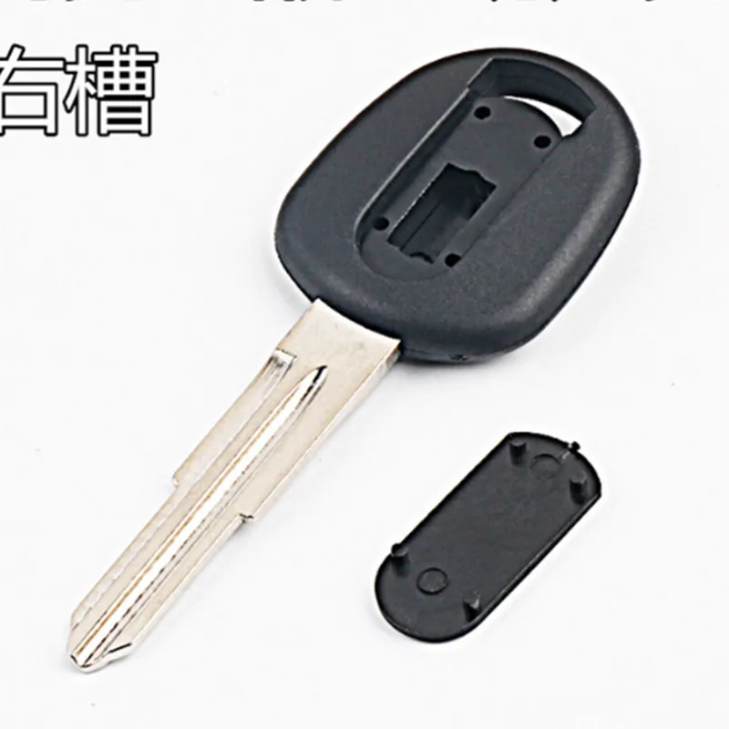 DAKATU 10PCS Car Transponder Key Shell For Chevrolet Buick Car Key Blanks Case with Left/Right Blade