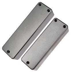2Pcs/lot Sealed Closed Type Bass Guitar Pickup Covers Lid Shell Top with 3 Screw Hole  length 100MM and108MM for choose