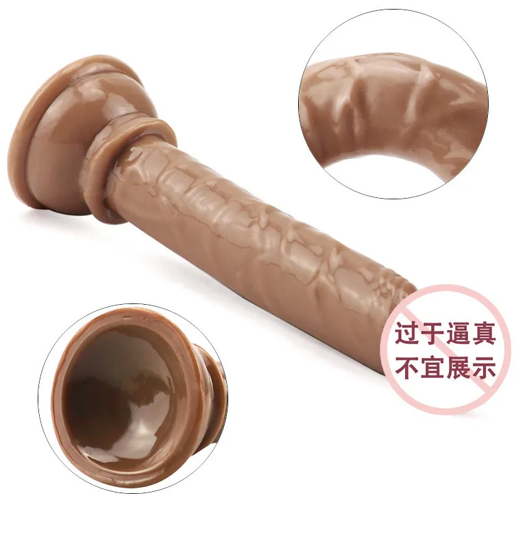 Erotic Soft Jelly Dildo Anal Butt Plug Realistic Penis Strong Suction Cup Dick Toy for Adult G-spot Orgasm Sex Toys for Woman