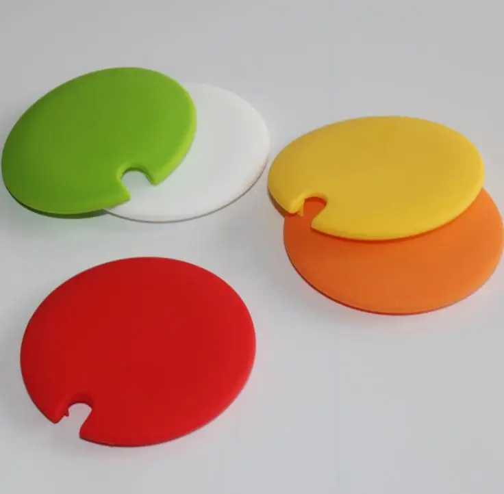 Food Grade Silicone Gel Cup Cover With Gap Cups Lids Simply Dustproof Reuseable Anti Dust Coffee Cup Lid Caps SN2948