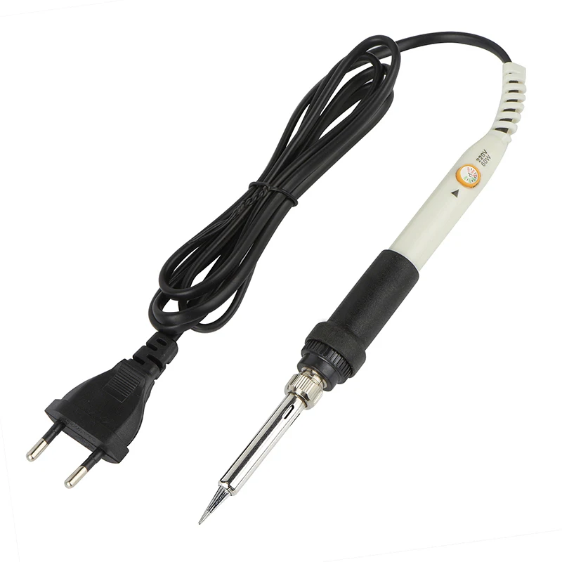 JCD 60W 220V/110V soldering iron EU/US/UK PLUG adjustable temperature welding solder iron kit with soldering tips 908 hot sale