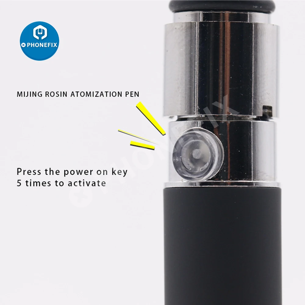 Mijing-atomizador de colofonia, lápiz de soldadura para placa base, Detector de circuito corto sin soldadura, bolígrafo de soldadura para reparación de teléfonos móviles