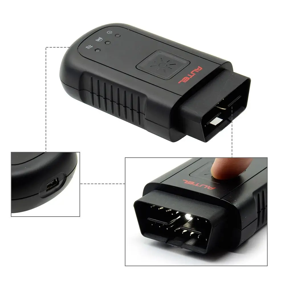 Autel VCI MaxiVCI V100 Wireless Diagnostic Interface Bluetooth MaxiSys MS906TS MS906BT 906BT