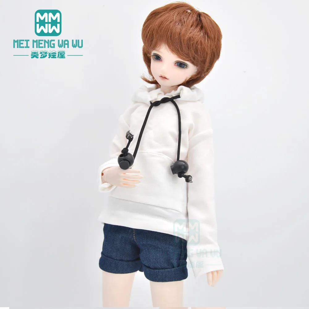 BJD dolls clothes fits 30-45cm 1/4 1/6 MSD MK YOSD doll fashion hoodies, denim skirts shorts sports shoes