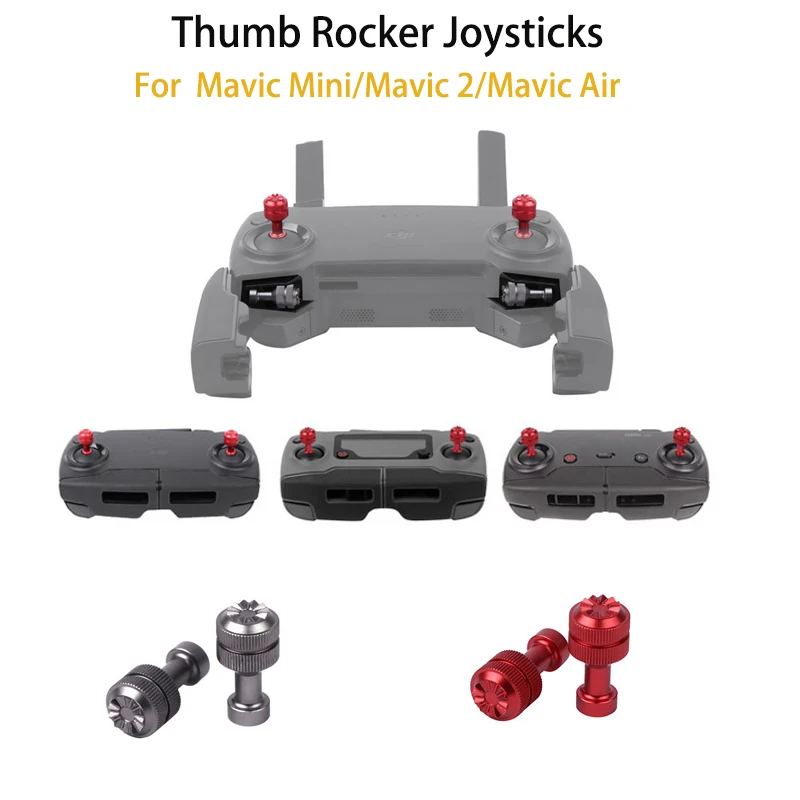 Palos de control remoto de aleación para Dron DJI Mavic Mini/Mavic 2/Mavic Air 1/Mini SE, accesorios de control remoto