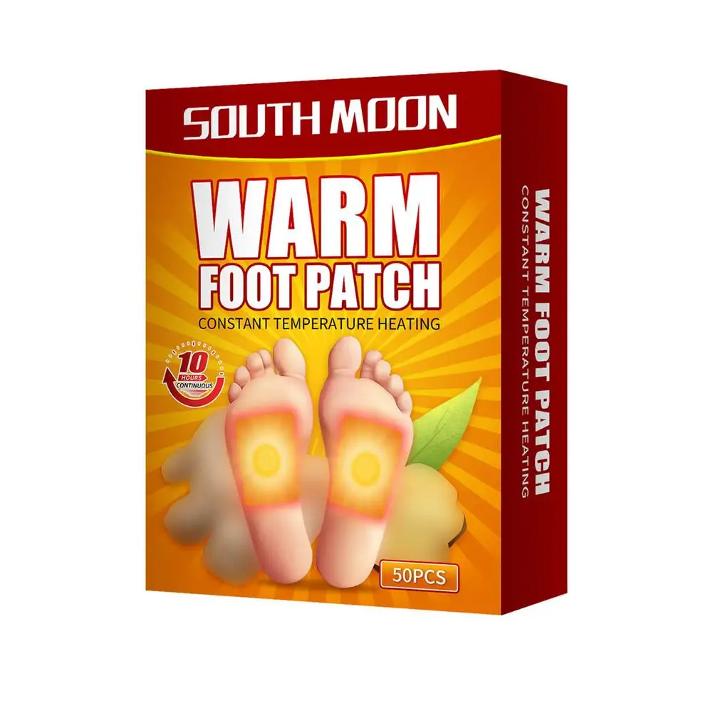 Toe Warmers Disposable Foot And Hand Warmers 50pcs Disposable Warmer Sticker Warm Foot Patch Lasting Safe Natural Body Stickers