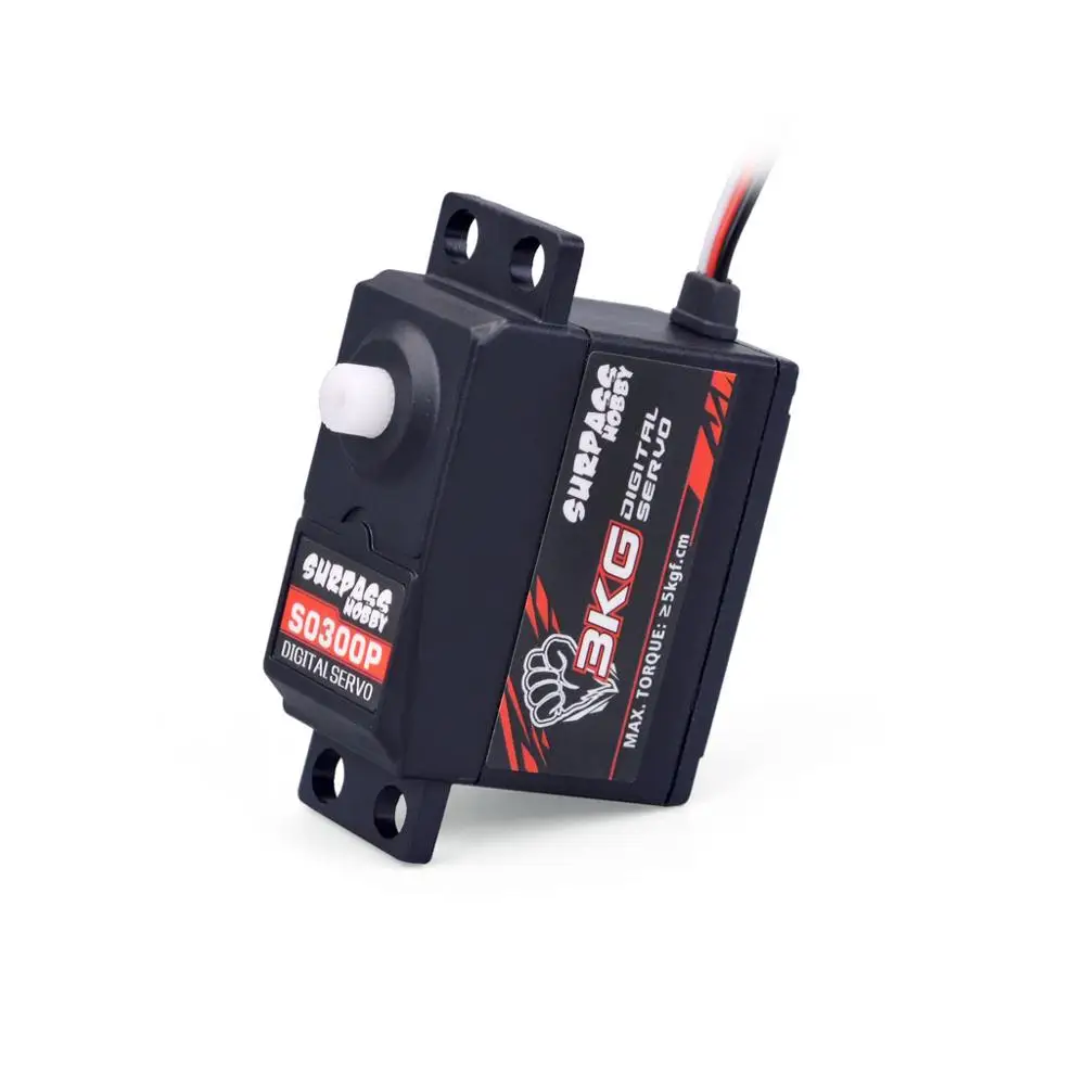 Supere o passatempo s0300p plástico engrenagem 3kg servo digital para 1/12 1/14 rc carro aeronave rc barco robô inteligente