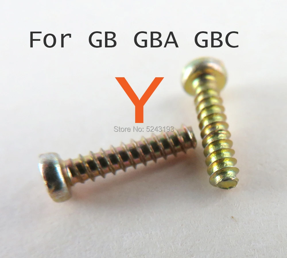 게임보이용 삼각 나사 교체용 10개 세트 + 십자 나사 Y형 나사