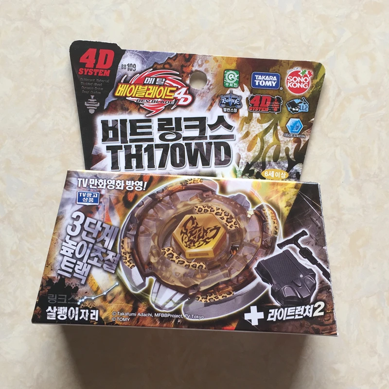 TAKARA TOMY METAL FUSION BEYBLADE BB109 Beat Lynx TH170WD Korean Package