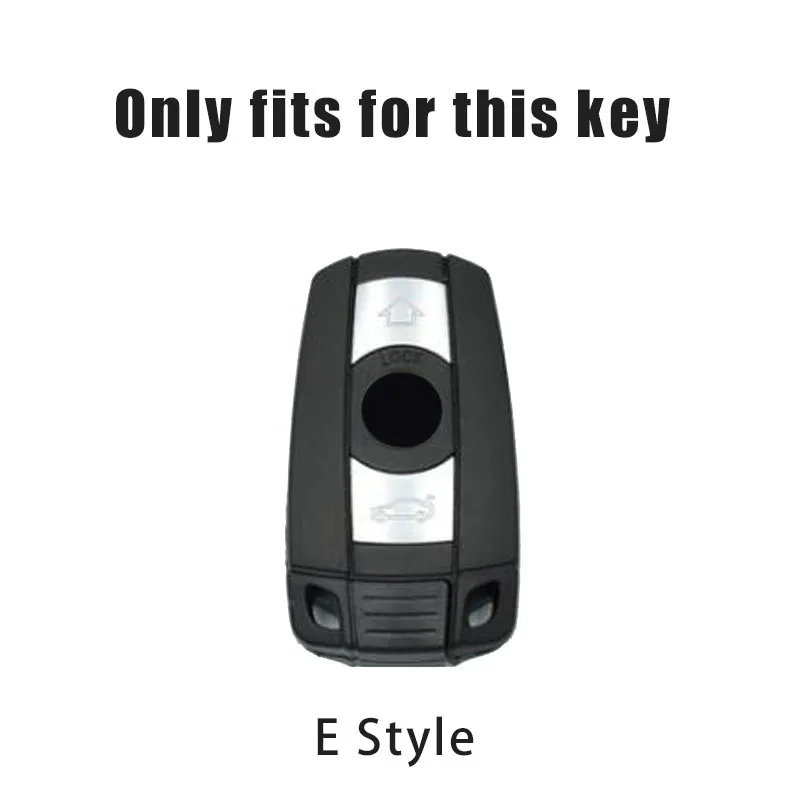 Leather Car Key Case for BMW E90 E60 E70 E87 3 5 6 Series M3 M5 X1 X5 X6 Z4 KeyChain Cover Remote Controller Key Holder