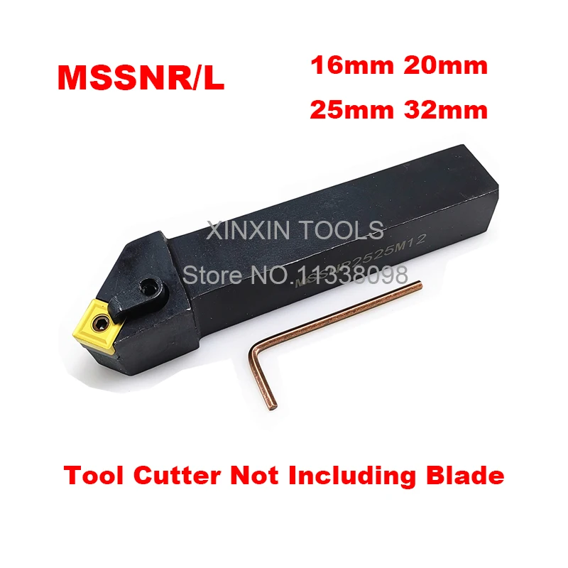 

Angle 45 MSSNR1616H12 MSSNR2020K12 MSSNR2525M12 MSSNR3232P12 MSSNL1616H12 MSSNL2020K12 MSSNL the Right/Left CNC Turning tools