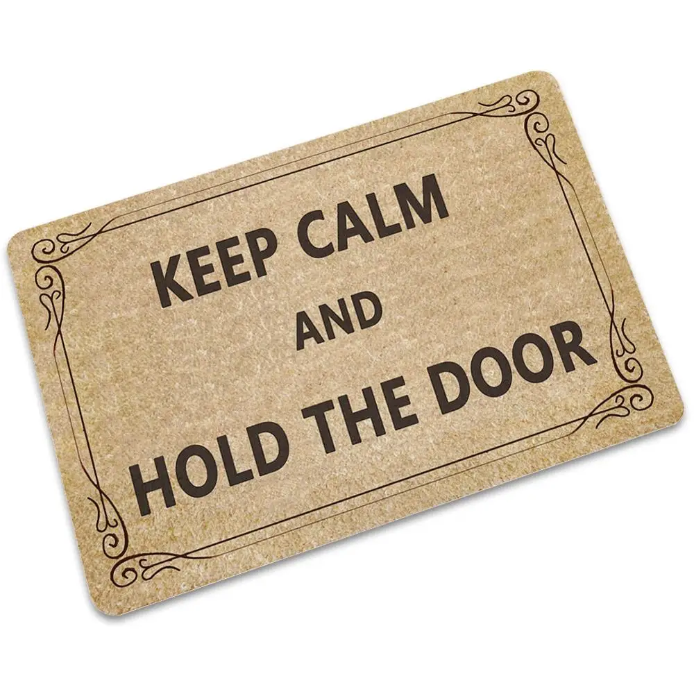 Drop Shipping Funny Door Mats Shoes Off  Indoor Outdoor Entrance Decor Doormat Custom Rubber Anti-slip