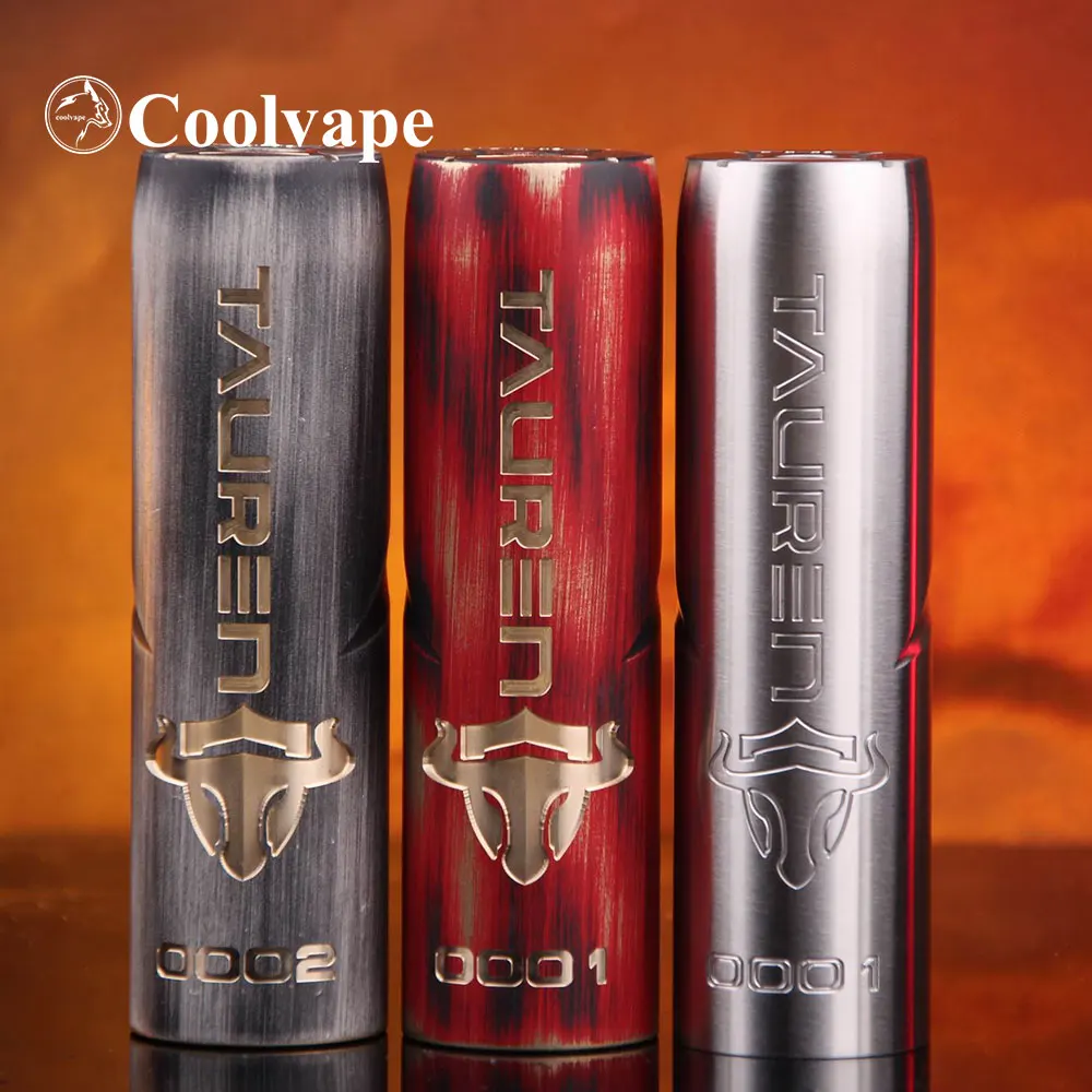 Coolvape oryginalny Tauren Mech Mod e papieros Mech mod vape 18650 20700 21700 bateria pasuje Tauren RDA vs