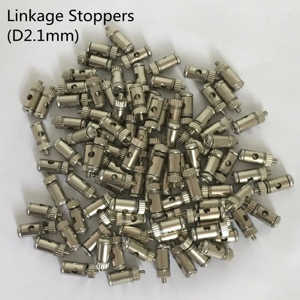 10pcs/Lot  Stoppers D1.2mm D1.5 mm D1.8mm D2.1mm Push Rod Connectors Linkage For RC Airplane Parts