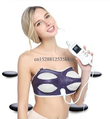 Breast Massager Feminine Bra Growth Electric Enlargement Enhancer Best Gift for Women Girl Friend Wife Firming Chest Machine