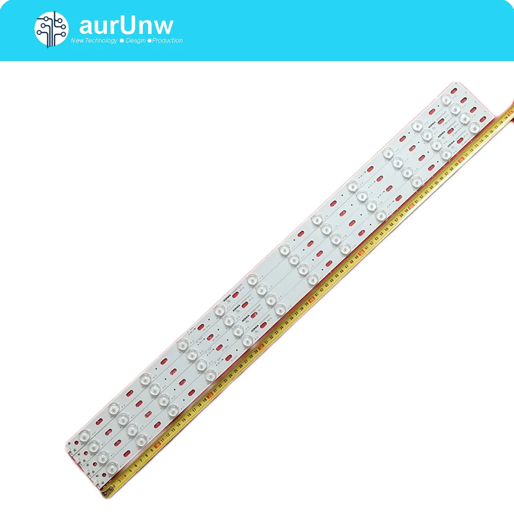 

16 pieces For konka LED backlight strip for LED39E330CE LED40F3300DC LED40F3300C 35016696 35016697 kj390B30 391mm 6+6 Lamps