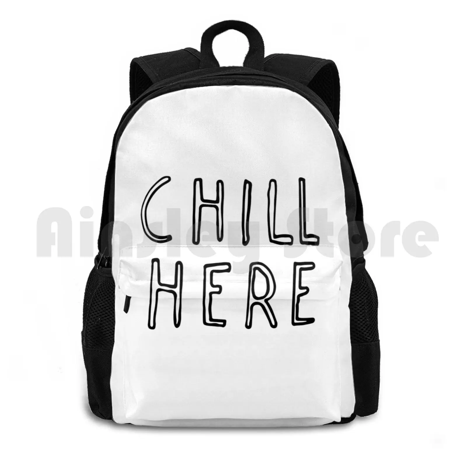 

Chill Here Outdoor Hiking Backpack Riding Climbing Sports Bag Hey Brandon What You Got On Sweethar College Apartment Dorm Frat