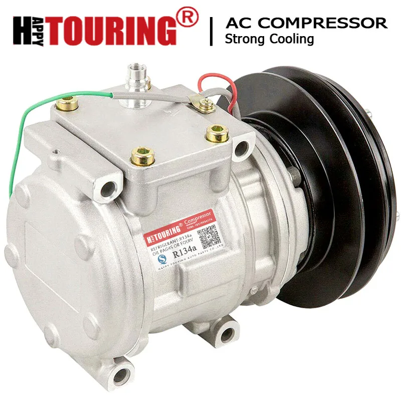 A/C Compressor for JOHN DEERE 200LC EXCAVATOR 230LCR 230LC EXCAVATOR 4472001741 4472000246 4250721180 4711222 20Y979311 4333459