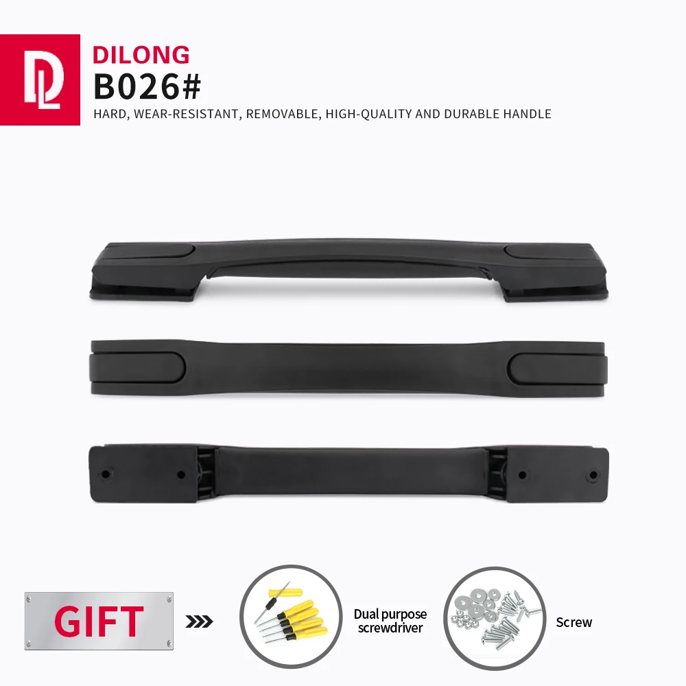 

DILONG B026 Factory direct sales handles accessories of suitcases luggage gift boxes replace non-slip plastic soft handle