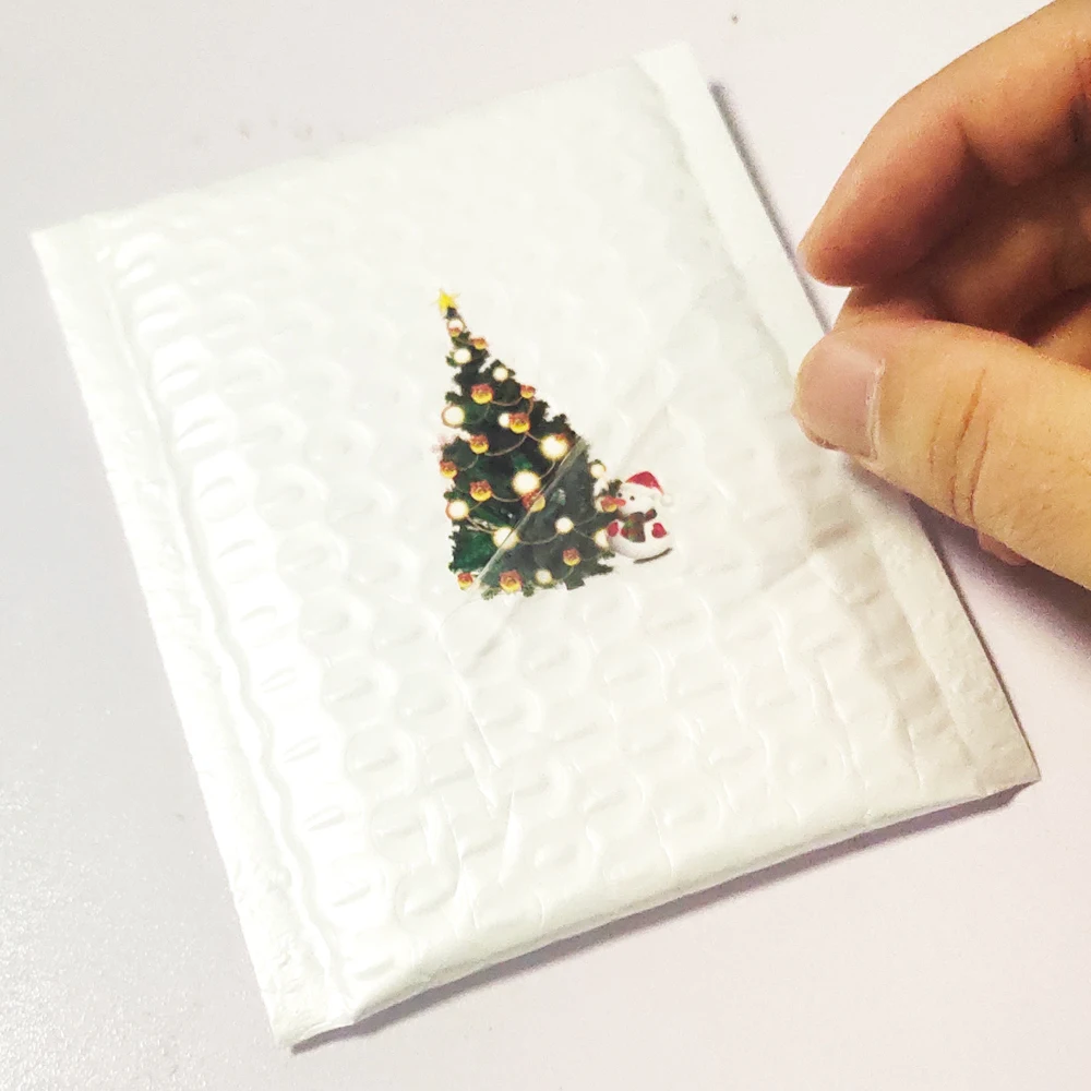 Christmas Decoration,Pressure Easy Transfer Sticker,Merry Christmas Pattern Custom Label,Gift Box Wrapper