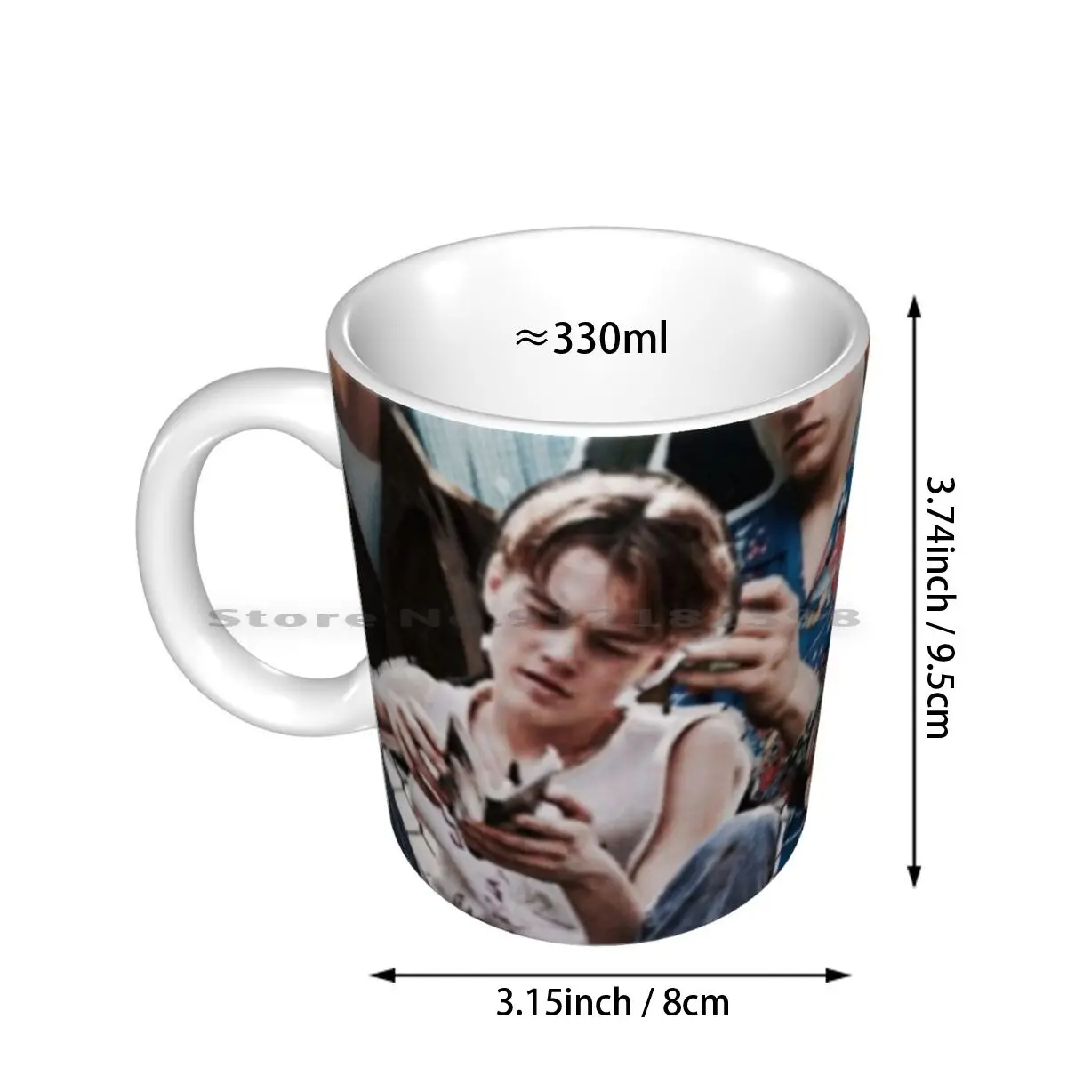 Leonardo Dicaprio Collage Ceramic Mugs Coffee Cups Milk Tea Mug Leo Leonardo Leonardo Dicaprio Leonardo Dicaprio Great Gatsby