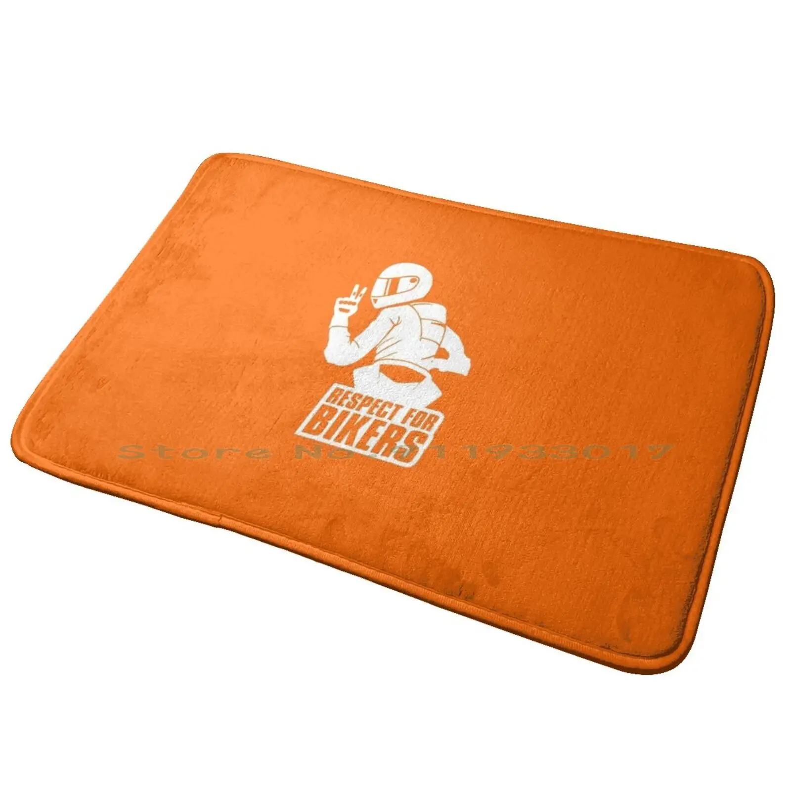 Respect For Bikers , 1290 White Entrance Door Mat Bath Mat Rug Fazbear Animatronic Fnaf 1 Fnaf Five Nights At Horror Game