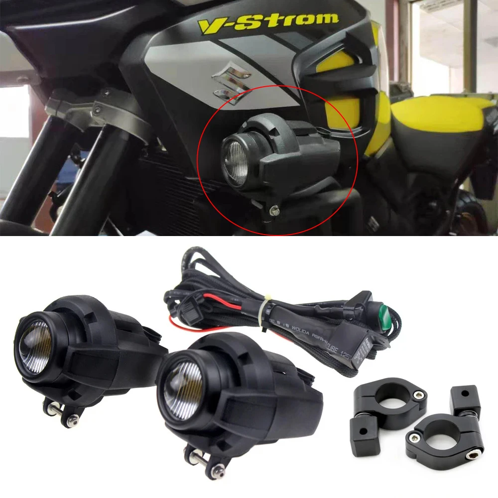 

Driving Aux Lights For Suzuki V-Strom DL650/DL1000/DL1050 XT Front Head Light Waterproof Motorcycle Fog Lamp Accessories Parts