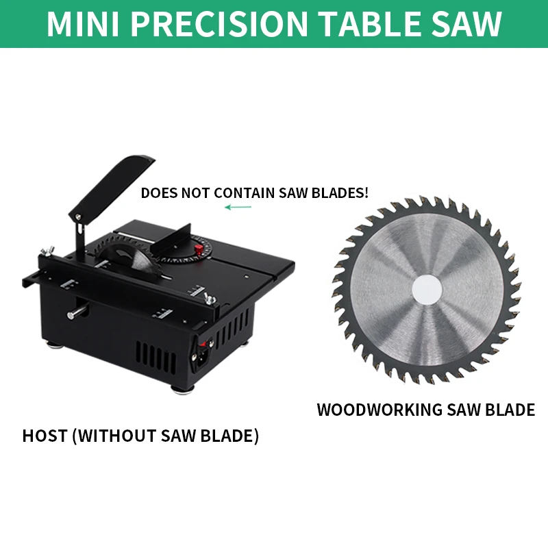 1200W mini precision table saw mini electric saw small household table saw woodworking sliding table saw multifunctional cutting