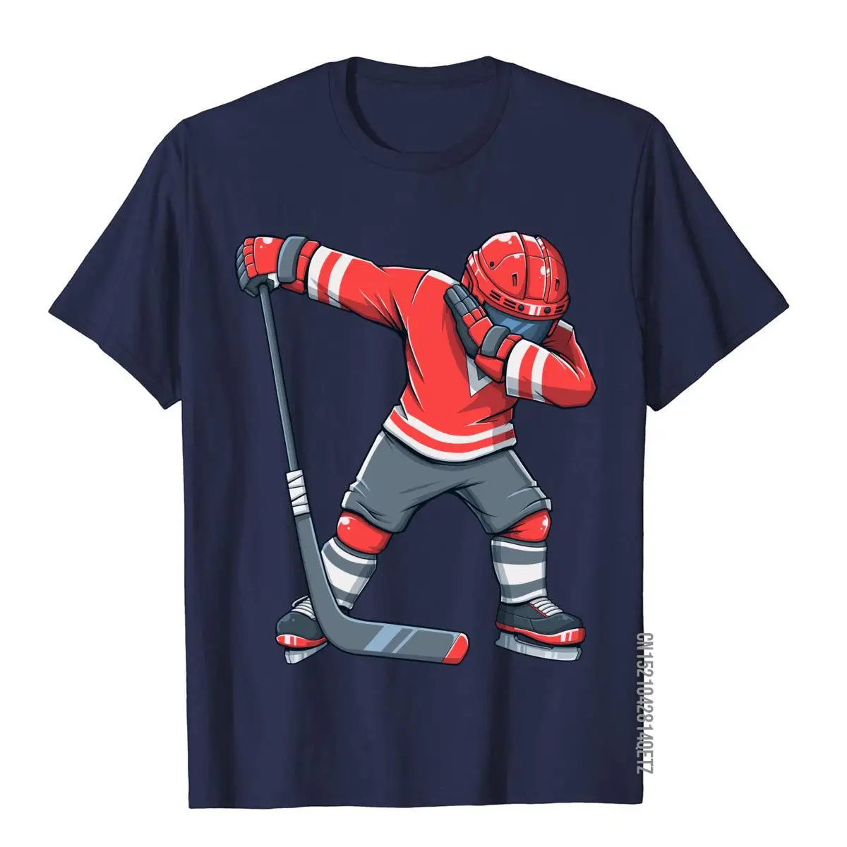 Funny Boy Kid Ice Hockey Dab Apparel Dabbing Player Youth T-Shirt Personalized Cotton Adult Tees Normal New Design T Shirt