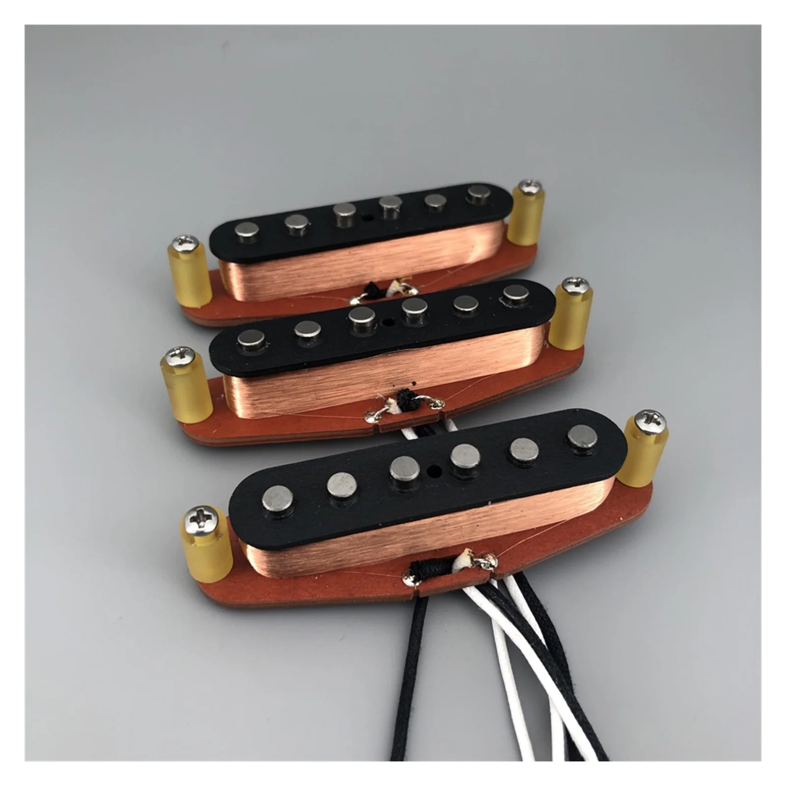 

Vintage V69 SSS Single Coil Handwound Alnico 5 Guitar Pickups 42 Heavy Formvar Wires