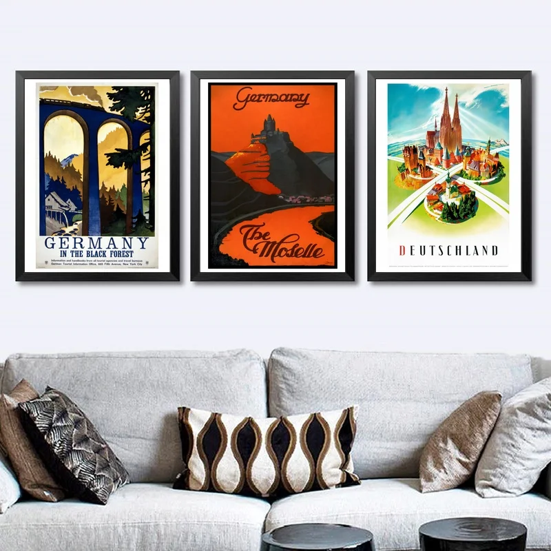 Germany Vintage Travel Poster