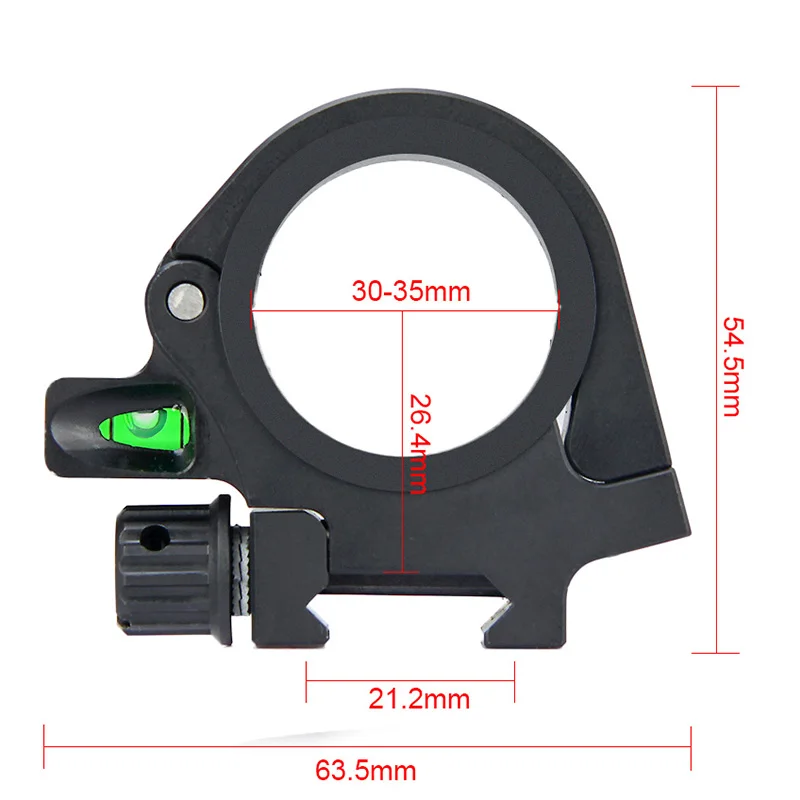 E.T Dragon Tactical different Center height scopes mounts 30-35mm Picatinny Rail mount dobble ring Gun Riflescope Mount C2