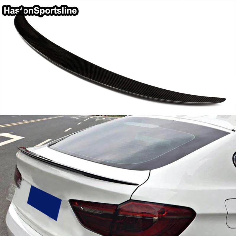 

For BMW X6 F16 P Style Carbon Fiber Rear Trunk Spoiler Car Wing 2014-2016