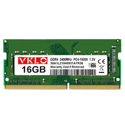 VKLO 4GB 8GB 16GB RAM DDR4 2133 2400 2666 260PIN SO-DIMM Notbook Laptop Memory PC4-17000 19200 21300 25600 NON-ECC Unbuffered