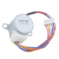 24BYJ48 DC Stepper Motor 12V 4 Phase Stepper Motor Stepper Reduction Gear Motor for Air Conditioning Vent Step Stepping Motor