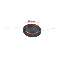 4ohm 25.4mm Treble Voice Coil Silk film Coil Repair For HIVI JBL DIY Left Right Outlet 2pcs